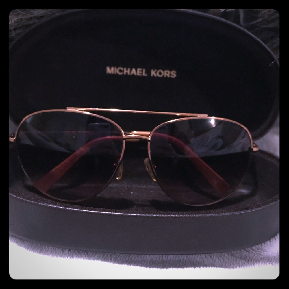 Authentic Michael Kors Rose Gold Aviators